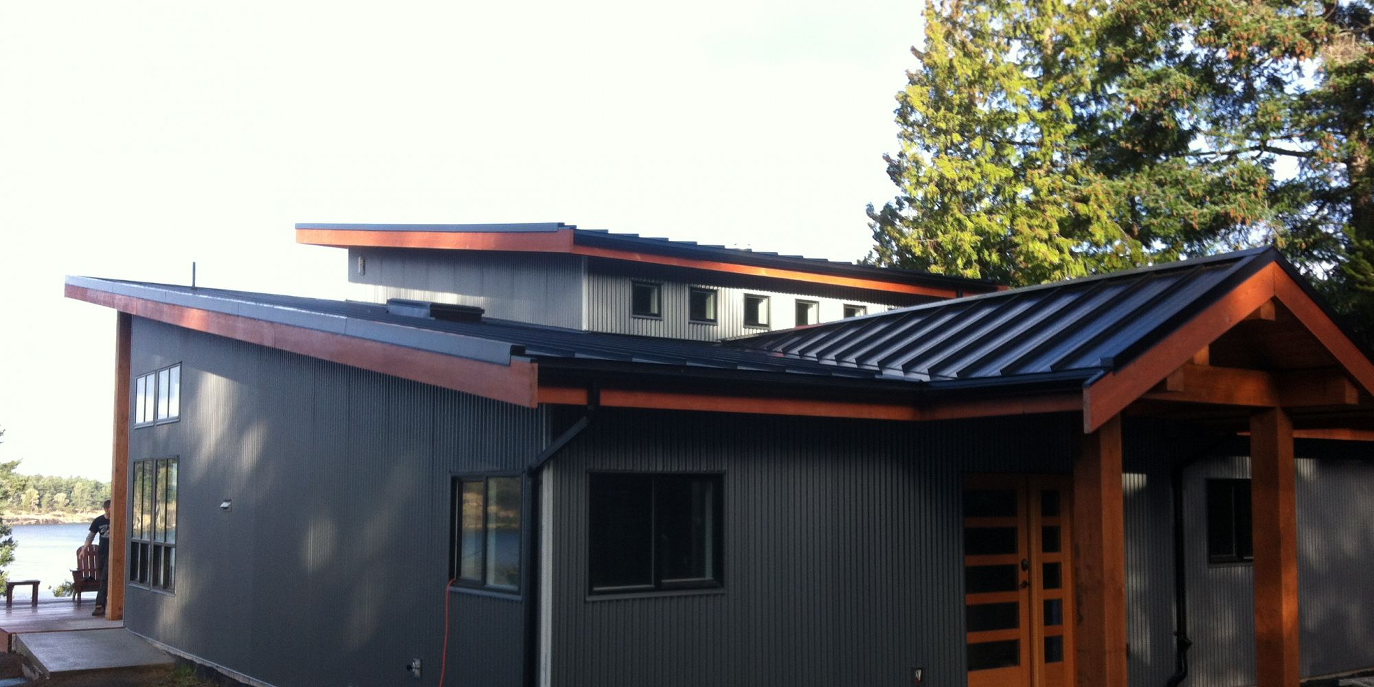 Residential metal siding and roofing